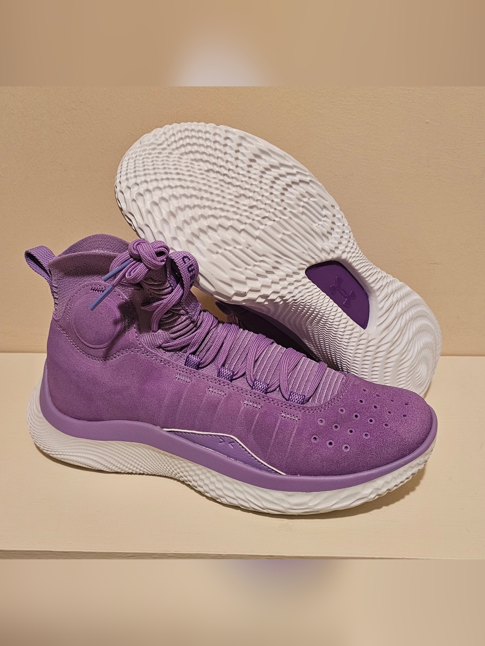 Under Armour Curry  4 FloTro Lilac Purple Men’s 11 Women 12.5 Unworn